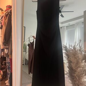 Zara Black Sleeveless Maxi Dress